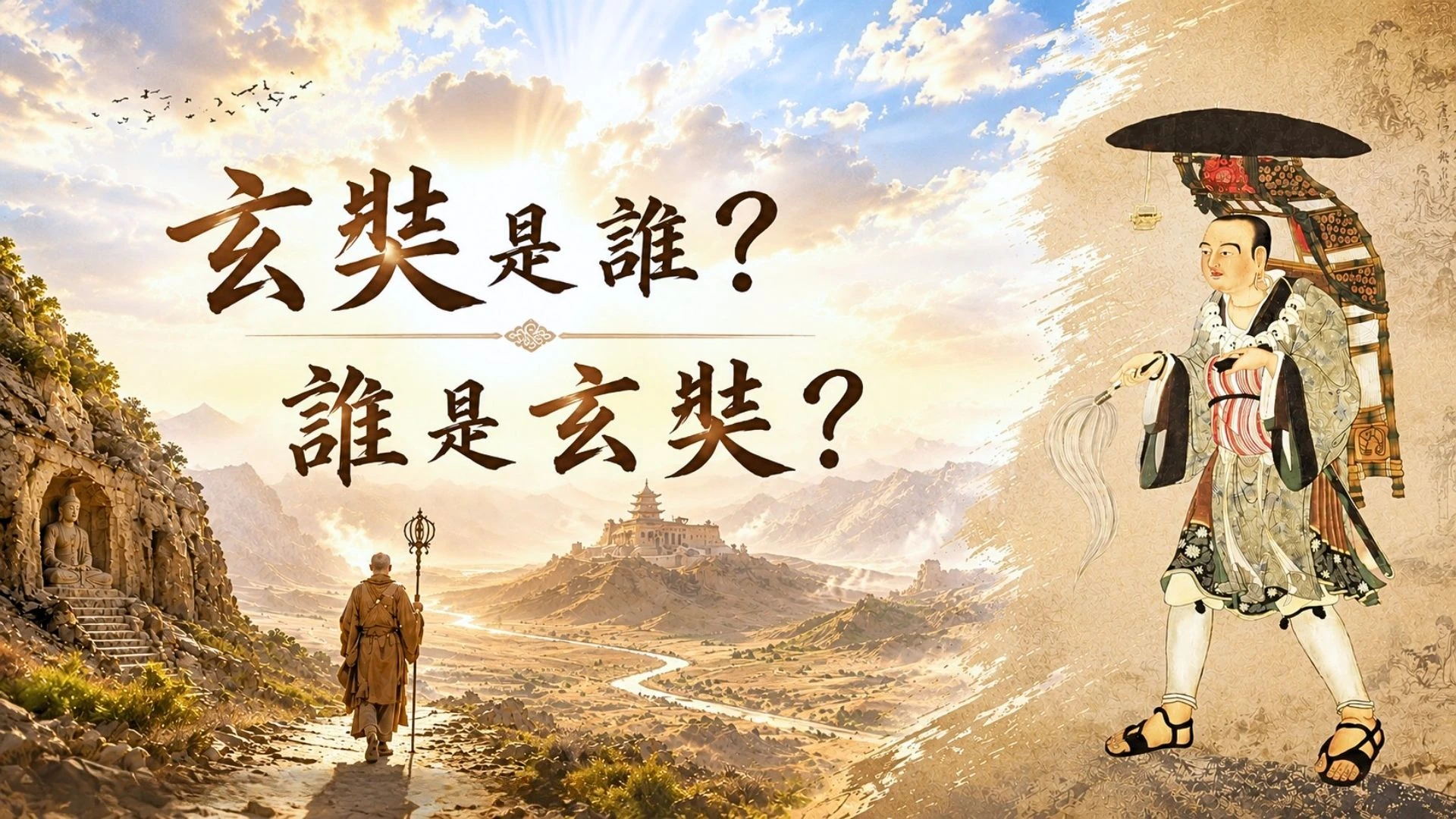 玄奘法師畫像與求法之路意象